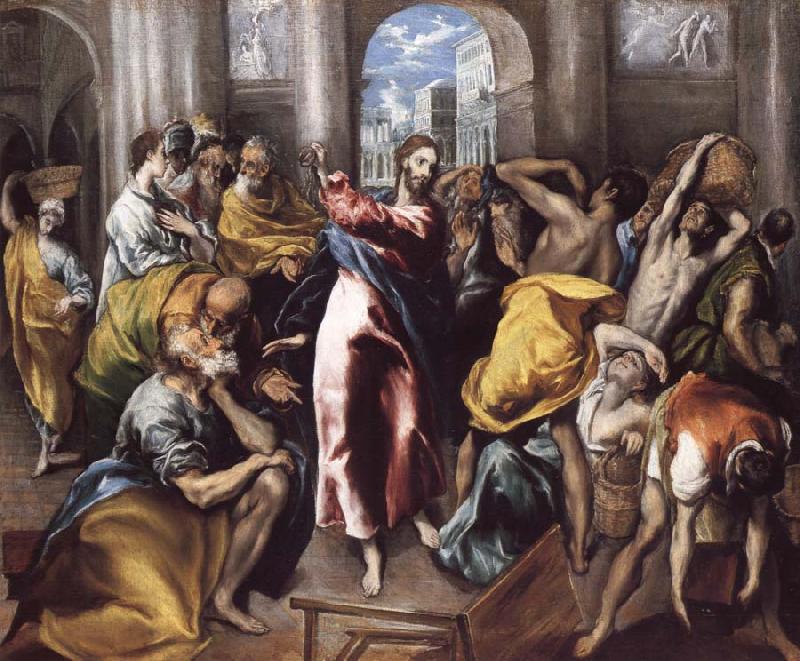 El Greco Christ Driving the Traders from the Temple oil painting image